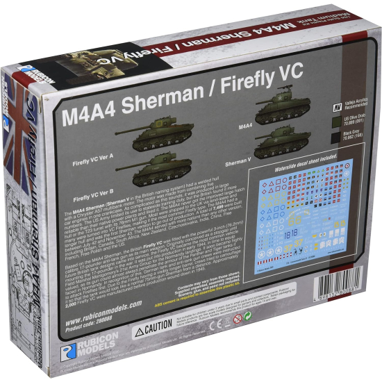 Rubicon Models 280088 - M4A4 Sherman / Firefly VC